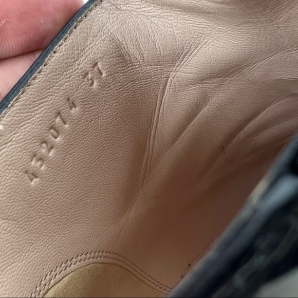 Gucci Nimue Mary Jane Patent Colorblock Ankle Boot - Picture 9 of 13